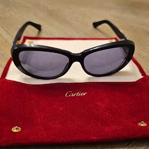 Cartier Accessories - Cartier Black Luxury Glasses Sleek Design
